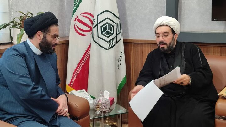 تصاویر / دیدار مدیرکل اعزام مبلغ سازمان اوقاف و امور خیریه کشور با مدیر کل اوقاف ومسئولین اداره اوقاف وامور خیریه استان قزوین