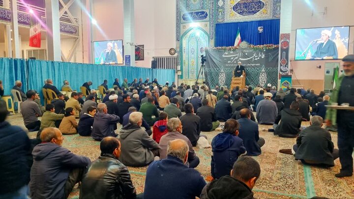 تصاویر/ مراسم سوگواری حضرت زهرا(س) در رابر