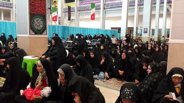 تصاویر/ مراسم سوگواری حضرت زهرا(س) در رابر