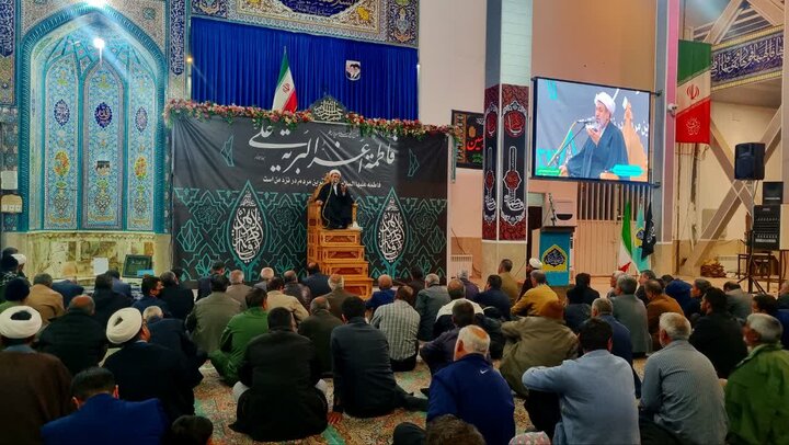 تصاویر/ مراسم سوگواری حضرت زهرا(س) در رابر