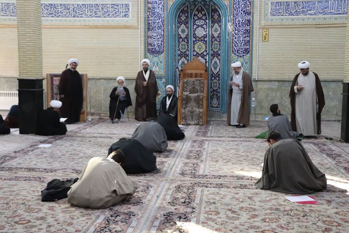 تصاویر/ برگزاری المپیاد طلاب حوزه علمیه بناب