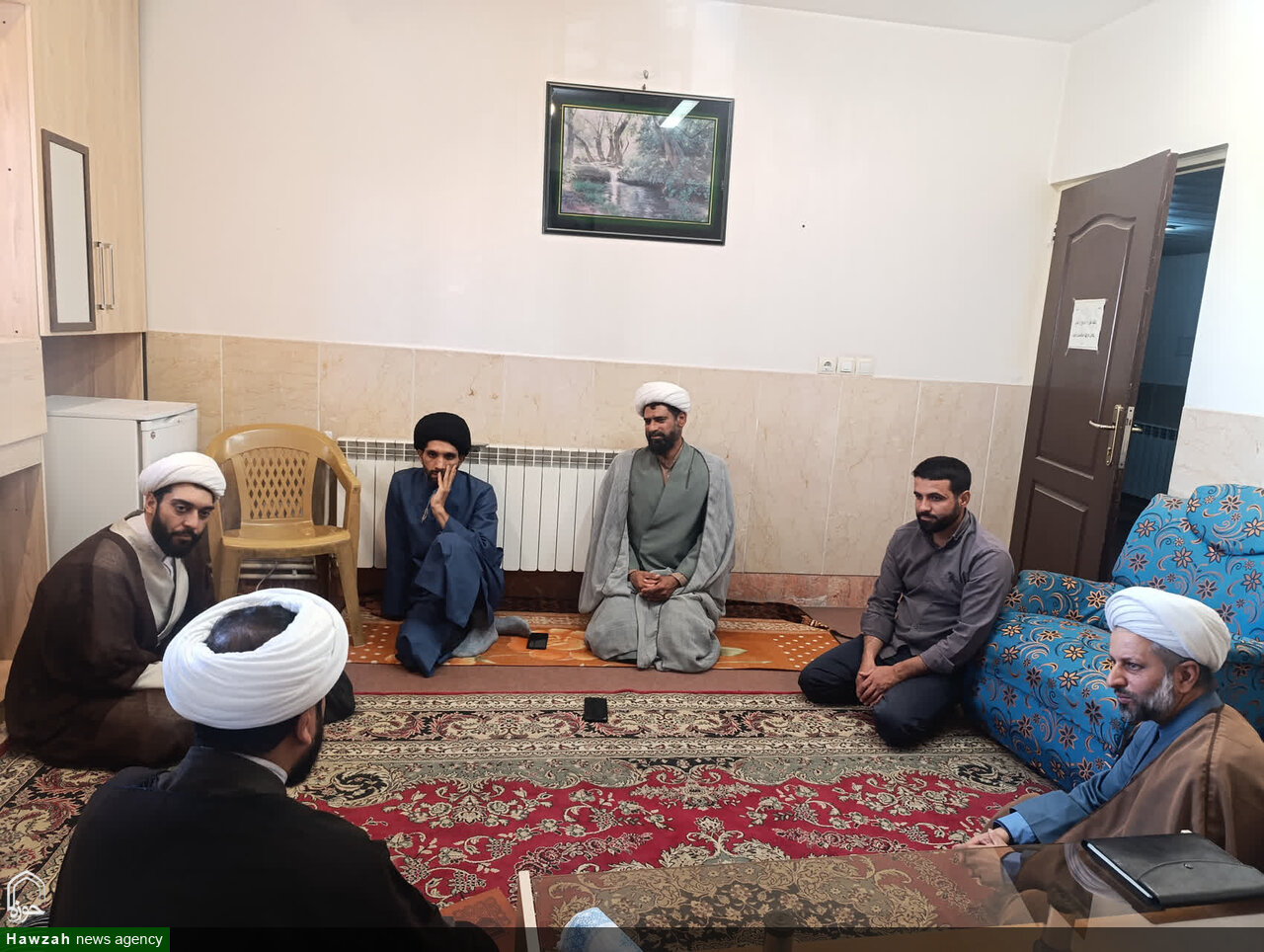 بازدید معاون تهذیب حوزه علمیه اصفهان از مدرسه علمیه حضرت امام خمینی (ره) زرینشهر