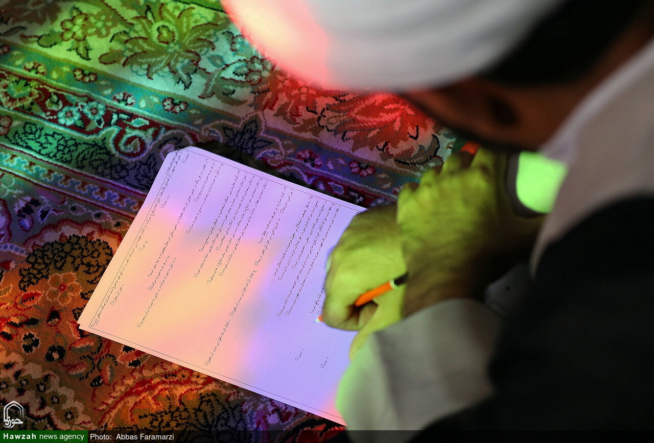 تصاویر/ مرحله استانی مسابقات علمی (المپیاد) حوزه علمیه قم