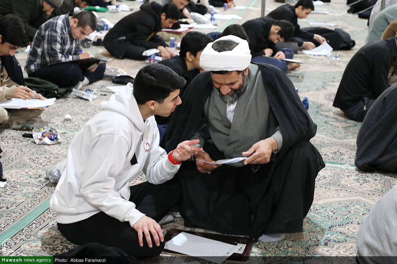 تصاویر/ مرحله استانی مسابقات علمی (المپیاد) حوزه علمیه قم