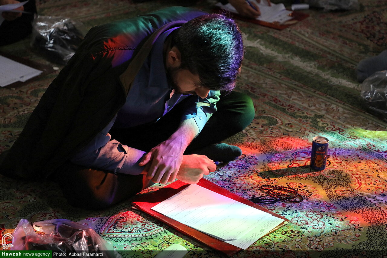 تصاویر/ مرحله استانی مسابقات علمی (المپیاد) حوزه علمیه قم