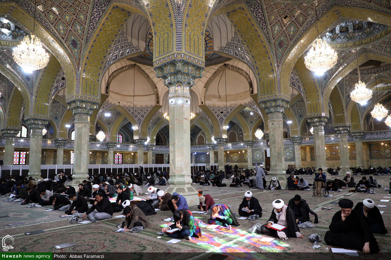 برگزاری مرحله استانی المپیاد علمی حوزه علمیه قم+ تصاویر