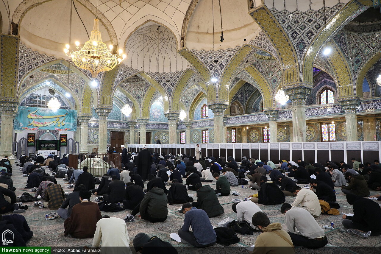 تصاویر/ مرحله استانی مسابقات علمی (المپیاد) حوزه علمیه قم