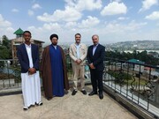 अफ्रीका में तब्लीगी खिदमत अंजाम देने वाले हिंदुस्तानी आलेमेदीन की अल-मुस्तफा अंतर्राष्ट्रीय विश्वविद्यालय के अधिकारियों से मुलाकात