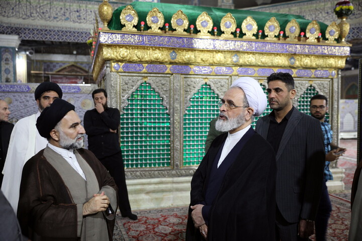 تصاویر/زیارت آرامگاه حضرت علی بن مهزیار اهواز