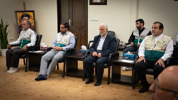 دیدار اعضای ستادی مدیریت کانون‌های خدمت رضوی با  نماینده ولی فقیه در استان البرز