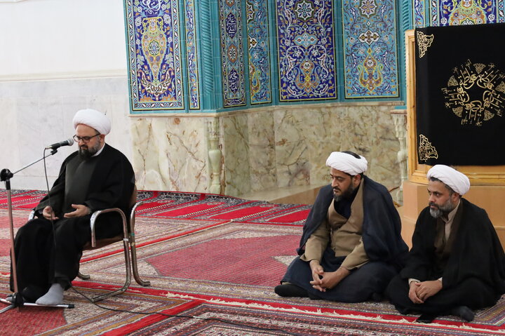 تصاویر/ دیدار مدیر حوزه علمیه سیستان و بلوچستان با طلاب مدرسه امام صادق(ع) چابهار