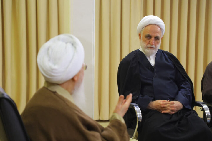 دیدار رییس قوه قضائیه با آیت الله العظمی جوادی آملی