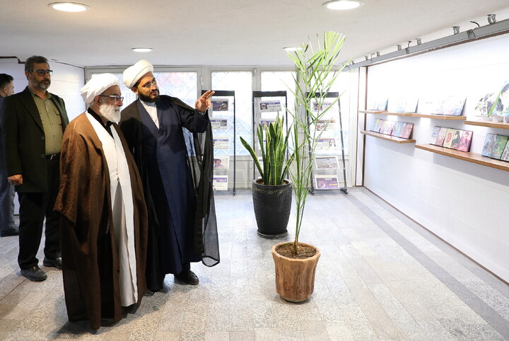 تصاویر/ بازدید آیت الله شب زنده دار از خبرگزاری حوزه