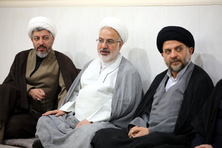 دیدار آیت الله اعرافی با نماینده ولی فقیه استان خوزستان