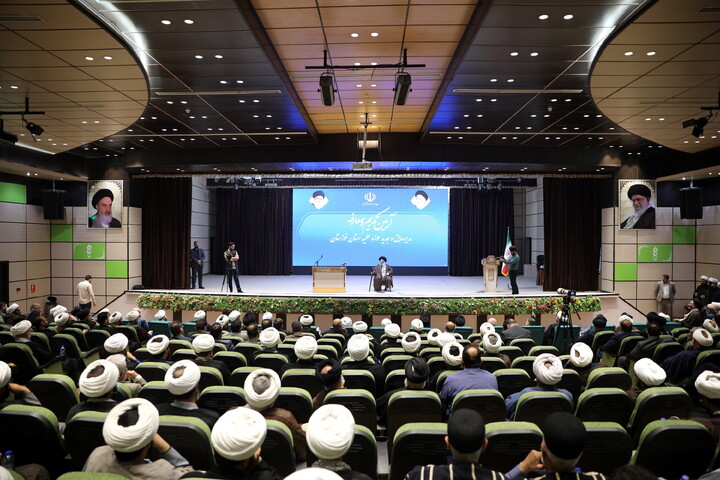 آیین تکریم معارفه مدیر حوزه علمیه خوزستان