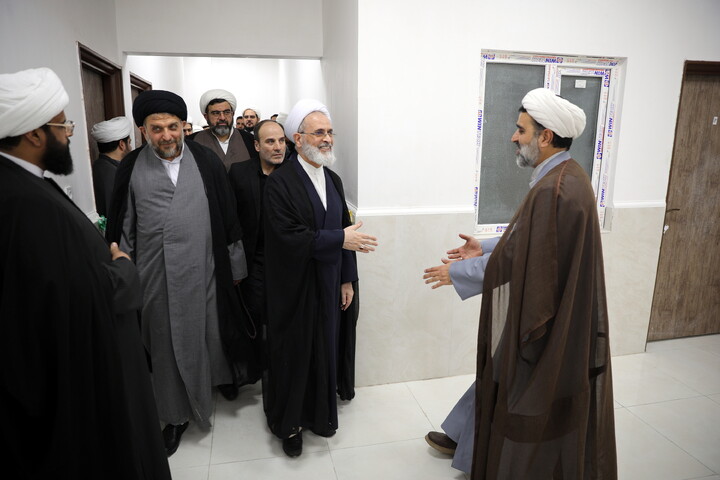 افتتاح ساختمان مدیریت حوزه علمیه خوزستان توسط آیت الله اعرافی