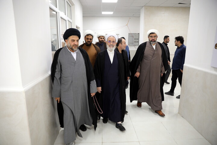 افتتاح ساختمان مدیریت حوزه علمیه خوزستان توسط آیت الله اعرافی