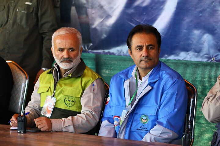 تصاویر /  برگزاری مانور زلزله و مخاطرات ترکیبی در همدان