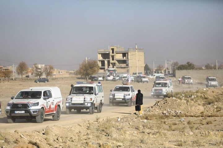 تصاویر /  برگزاری مانور زلزله و مخاطرات ترکیبی در همدان