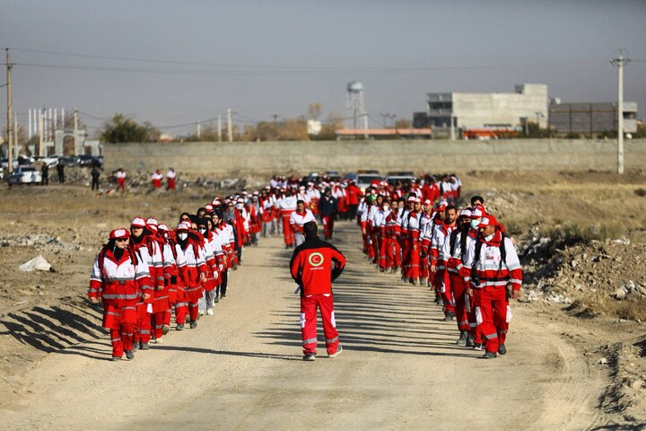 تصاویر /  برگزاری مانور زلزله و مخاطرات ترکیبی در همدان
