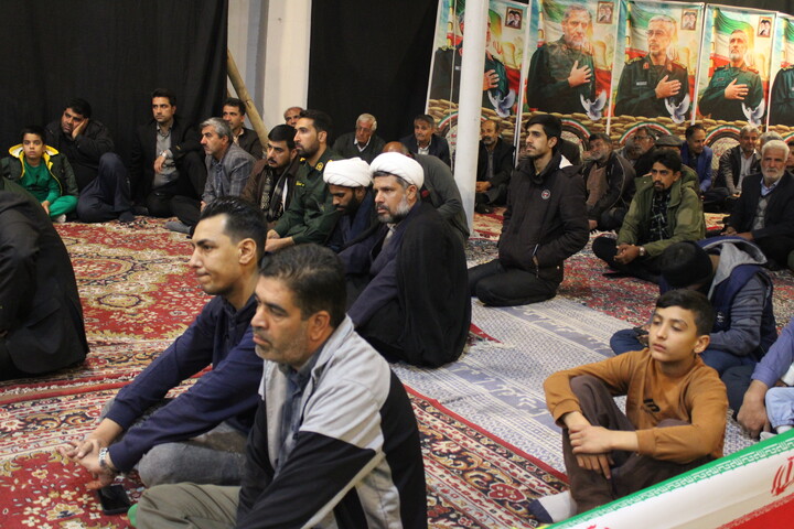 تصاویر/ نهمین یادواره شهدا محله دادبین شهر جوپار