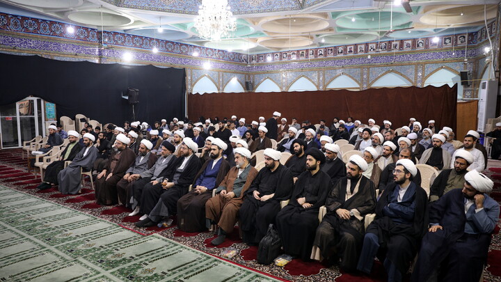 تصاویر/آیین بزرگداشت مفسر بزرگ و حکیم الهی علامه سیدمحمدحسین طباطبایی با سخنرانی آیت الله اعرافی در اهواز