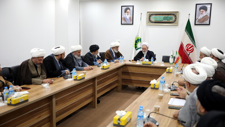 تصاویر/جلسه شورای استان خوزستان با حضور آیت الله اعرافی