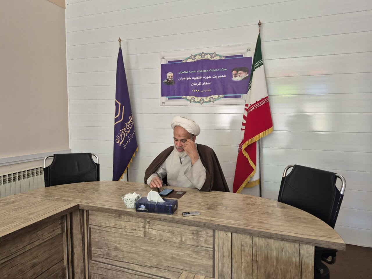 جلسه اخلاق در مرکز مدیریت حوزه علمیه خواهران استان‌کرمان