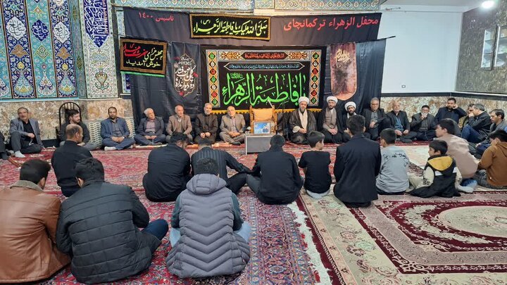 تصاویر / مراسم عزاداری ویژه ایام فاطمیه در شهرستان ترکمانچای