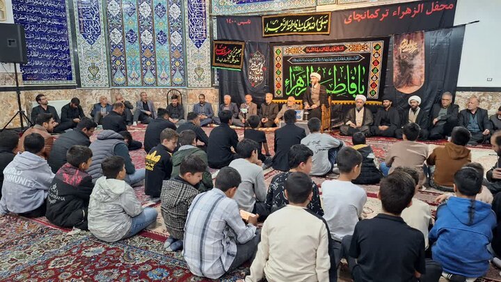 تصاویر / مراسم عزاداری ویژه ایام فاطمیه در شهرستان ترکمانچای