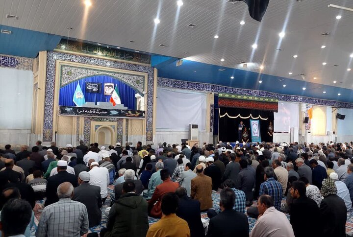 آیین عبادی سیاسی نماز جمعه شهرستان زابل