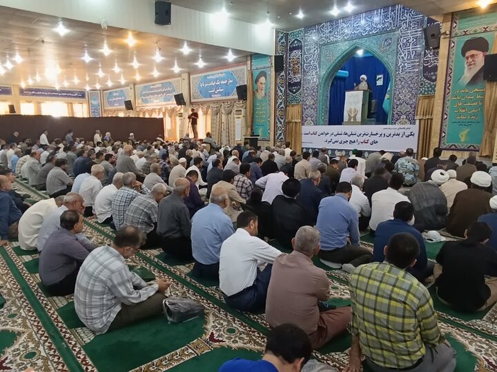 نمازجمعه امروز شهر بوشهر به روایت تصویر