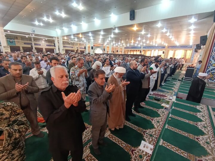 نمازجمعه امروز شهر بوشهر به روایت تصویر