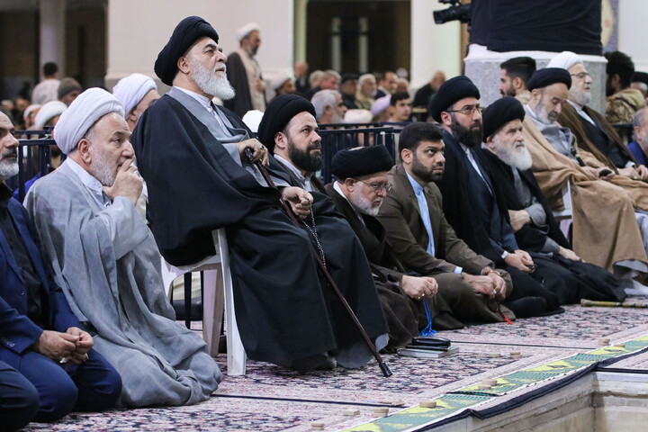 تصاویر/ اقامه نماز باران