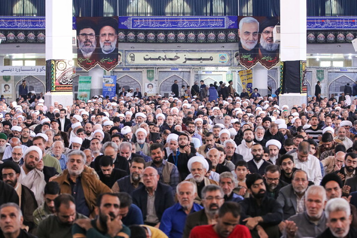 تصاویر/ اقامه نماز باران