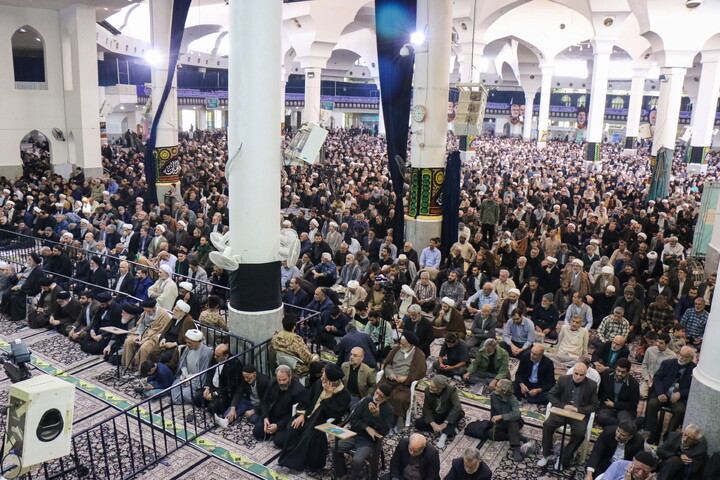 تصاویر/ اقامه نماز باران