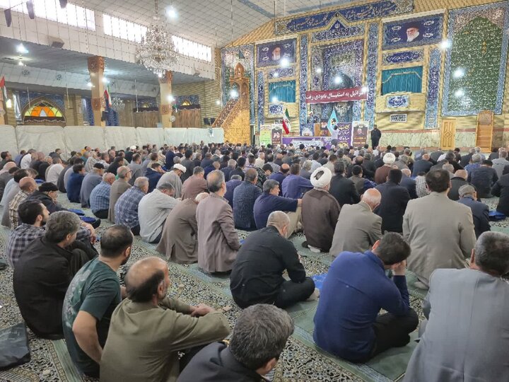 تصاویر/ نماز عبادی سیاسی جمعه در پاکدشت