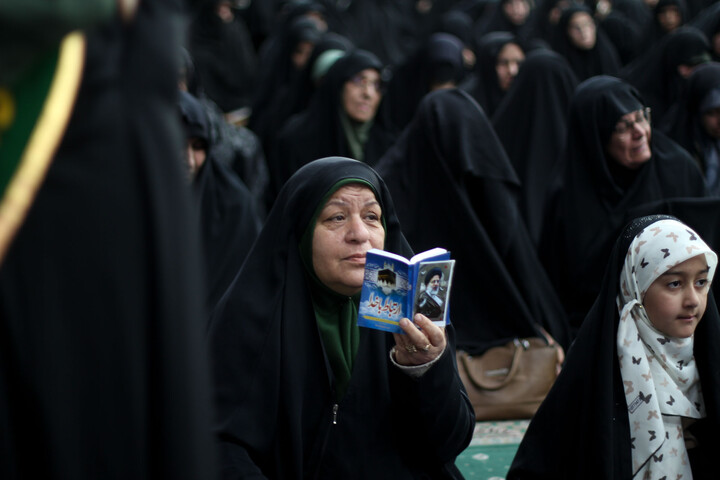 تصاویر| دعای ندبه در حسینیه جماران بیرجند