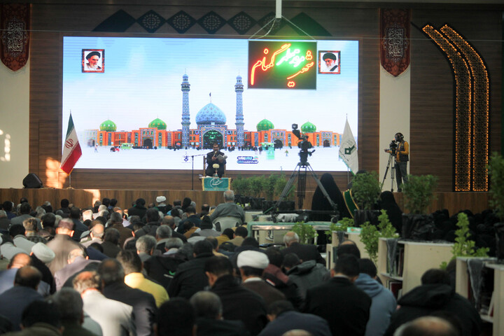 تصاویر| دعای ندبه در حسینیه جماران بیرجند