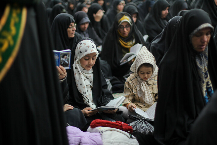 تصاویر| دعای ندبه در حسینیه جماران بیرجند