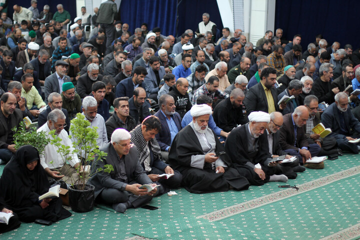 تصاویر| دعای ندبه در حسینیه جماران بیرجند