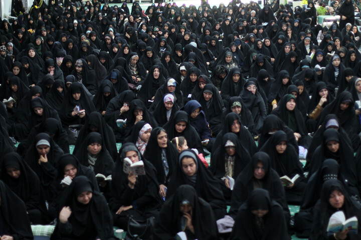 تصاویر| دعای ندبه در حسینیه جماران بیرجند