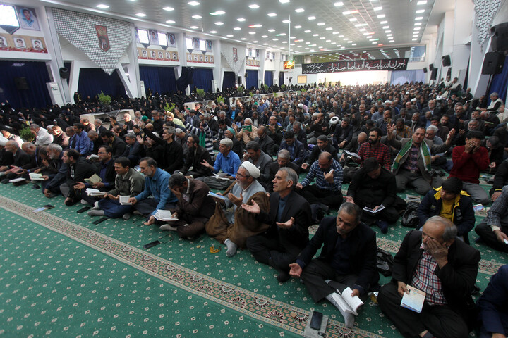 تصاویر| دعای ندبه در حسینیه جماران بیرجند