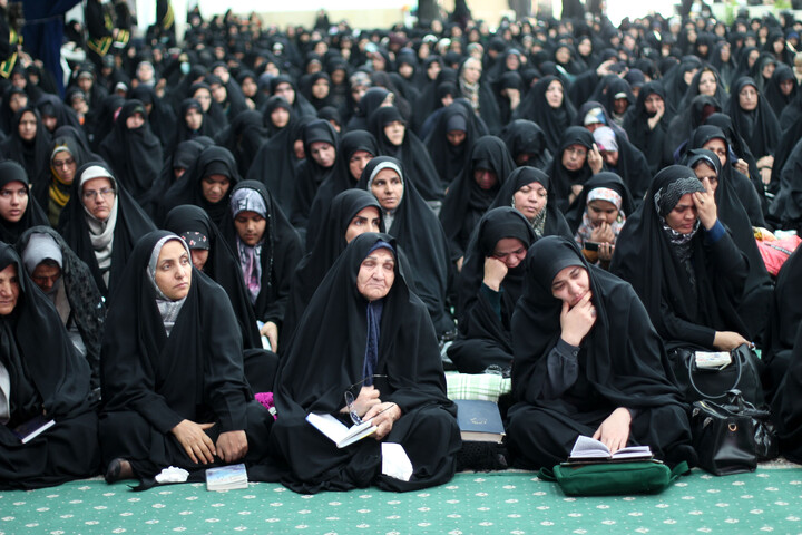 تصاویر| دعای ندبه در حسینیه جماران بیرجند