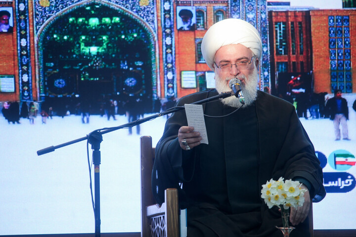 تصاویر| دعای ندبه در حسینیه جماران بیرجند