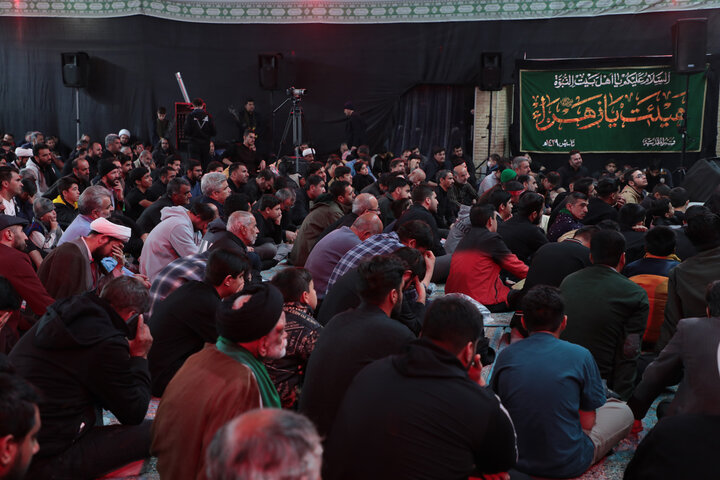 تصاویر/ مراسم عزاداری شهادت حضرت فاطمه زهرا(س)در حرم مطهر حضرت موسی مبرقع(ع)