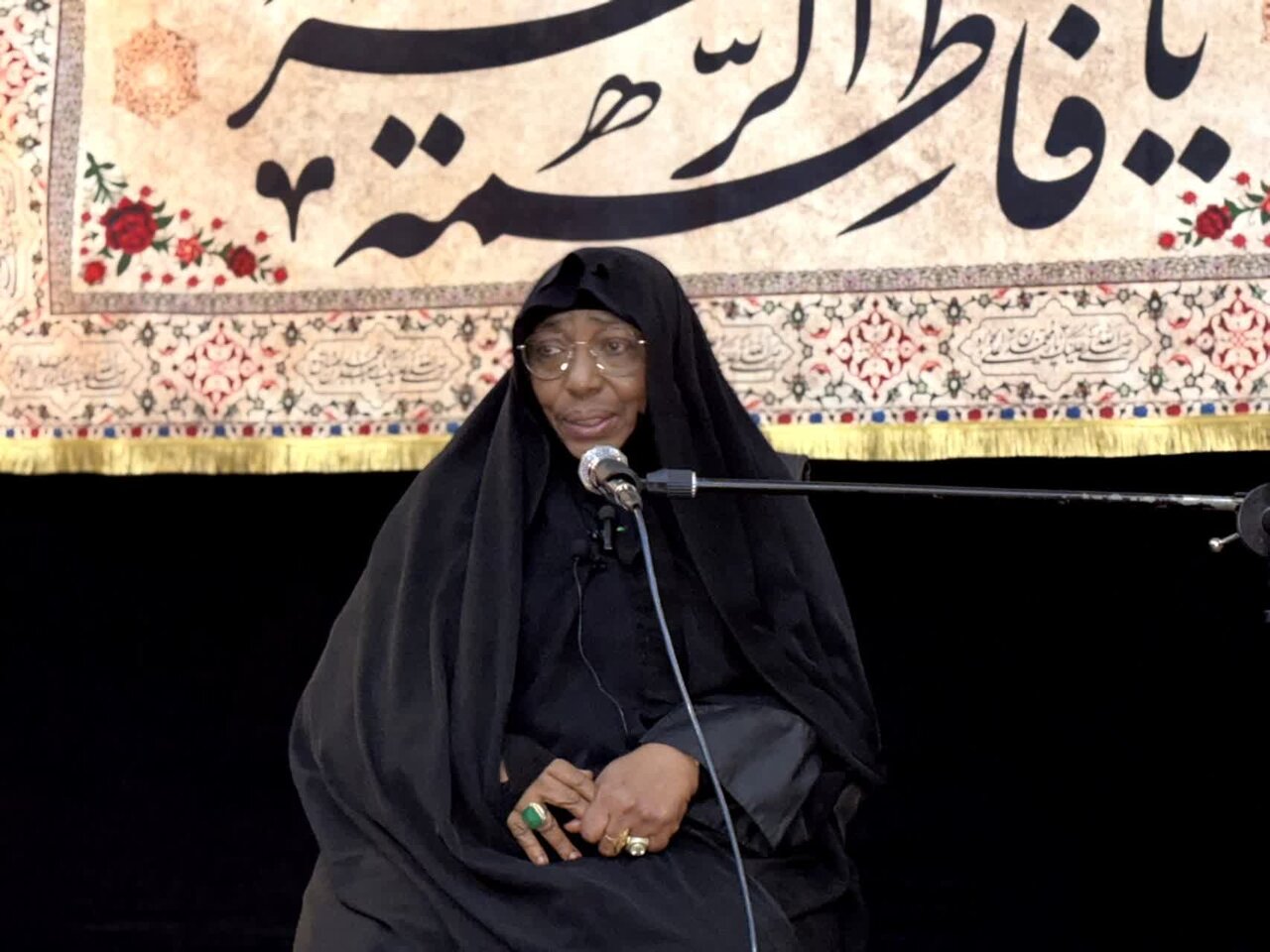 Umma Zeenah Ta gabatar da Jawabin Shahadar Sayyida Zahra (as) a Birnin Tehan