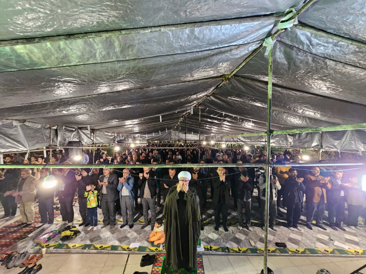 مراسم استغاثه باران و ظهور منجی در ۵۲۲ پایگاه کشور به طور سراسری برگزار شد+ تصاویر