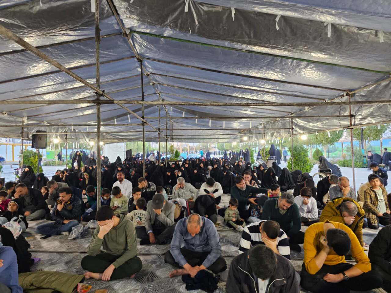 مراسم استغاثه باران و ظهور منجی در ۵۲۲ پایگاه کشور به طور سراسری برگزار شد+ تصاویر