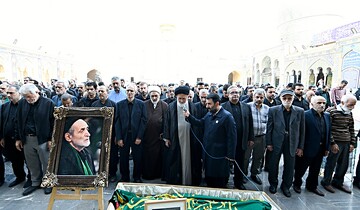 تصاویر/ مراسم تشییع و خاکسپاری پیکر ذاکر پیشکسوت اهل بیت(ع)